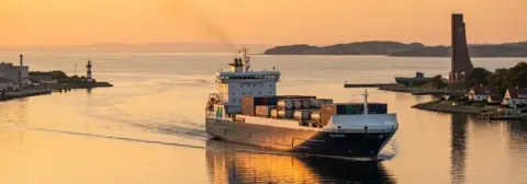 Færgerute fra Kiel til Göteborg