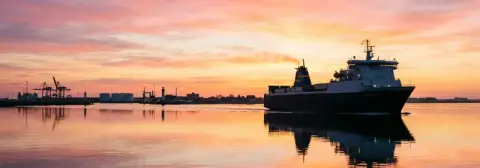Færgerute fra Travemünde til Trelleborg